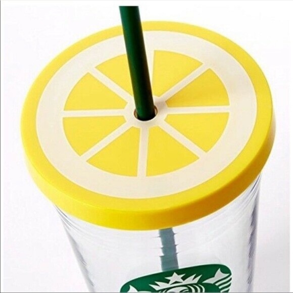 Starbucks Lemon Cold Cup Lid - Picture 1 of 3
